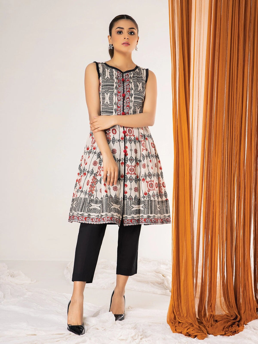edenrobe Allure Lawn Unstitched 1PCS Printed Shirt EWU21A1-20662 - FaisalFabrics.pk