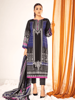 edenrobe Allure Lawn Unstitched 3pc Printed Suit EWU21A1-20704 - FaisalFabrics.pk