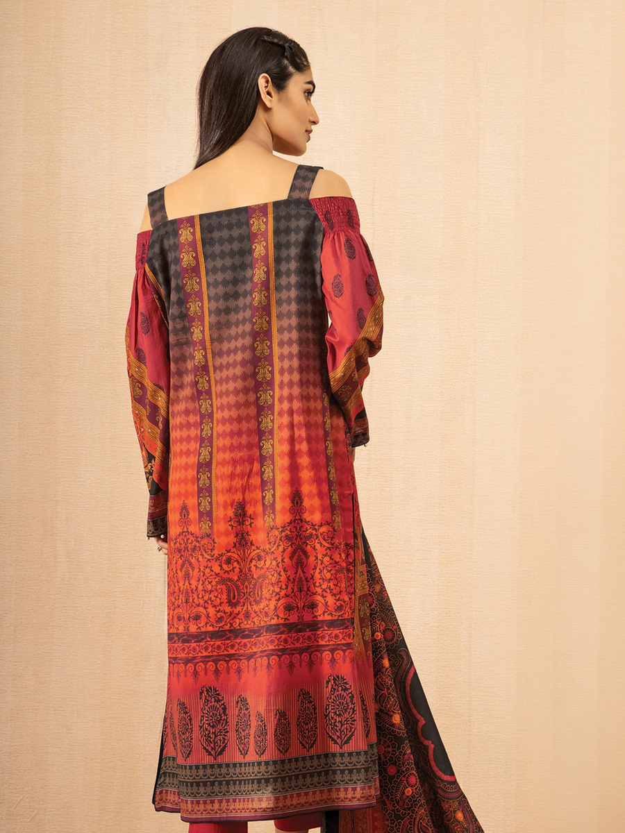 edenrobe Allure Lawn Unstitched 3 Piece Printed Suit EWU21A1-20705 - FaisalFabrics.pk