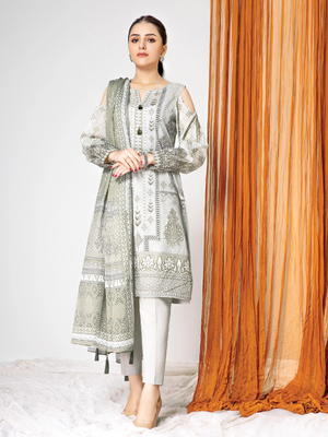 edenrobe Allure Lawn Unstitched 3 Piece Printed Suit EWU21A1-20706 - FaisalFabrics.pk