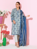 edenrobe Allure Lawn Unstitched 3 Piece Printed Suit EWU21A1-20717 - FaisalFabrics.pk