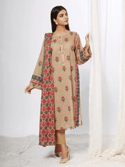 edenrobe Allure Lawn Unstitched 3pc Printed Suit EWU21A1-20721 - FaisalFabrics.pk