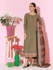 edenrobe Allure Lawn Unstitched 3pc Printed Suit EWU21A1-20772 - FaisalFabrics.pk