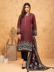 edenrobe Allure Viscose Unstitched Printed 3pc Suit EWU21A10-21380 - FaisalFabrics.pk