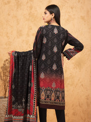 edenrobe Women Unstitched Allure Viscose EWU21A10-21390 - Black - 3 Piece - FaisalFabrics.pk