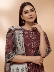 edenrobe Allure Cambric Unstitched Printed 3pc Suit EWU21A7-21205 - FaisalFabrics.pk