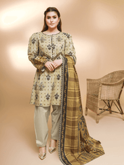 edenrobe Allure Cambric Unstitched 3Pc Printed Suit EWU21A7-21221 - FaisalFabrics.pk