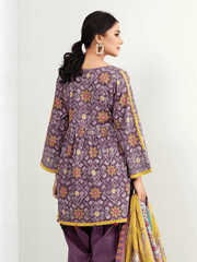 edenrobe Allure Cambric Unstitched Printed 3pc Suit EWU21A7-21232 - FaisalFabrics.pk