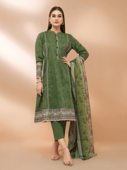 edenrobe Allure Cambric Unstitched 3Pc Printed Suit EWU21A7-21241 - FaisalFabrics.pk