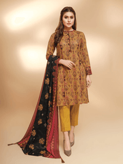 edenrobe Allure Cambric Unstitched Printed 3pc Suit EWU21A7-21246 - FaisalFabrics.pk