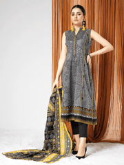 edenrobe Allure Cambric Unstitched 2Pc Printed Suit EWU21A7-21256 - FaisalFabrics.pk