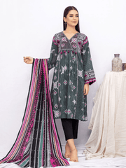 edenrobe Allure Cambric Unstitched Printed 2pc Suit EWU21A7-21259 - FaisalFabrics.pk