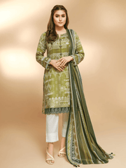 edenrobe Allure Cambric Unstitched Printed 2pc Suit EWU21A7-21276 - FaisalFabrics.pk