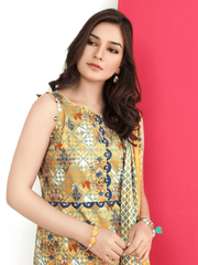edenrobe Allure Cambric Unstitched Printed 2pc Suit EWU21A7-21279 - FaisalFabrics.pk