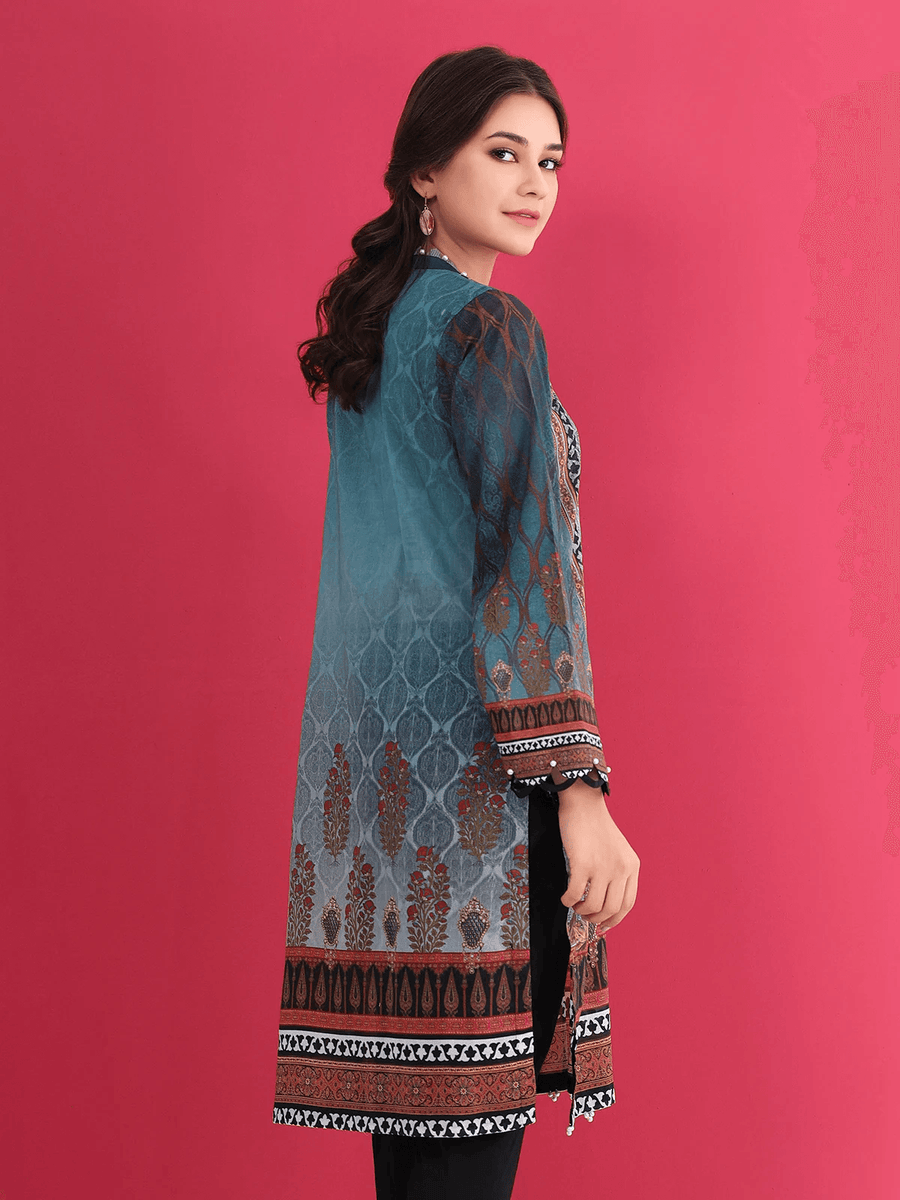 edenrobe Allure Cambric Unstitched Printed 1pc Shirt EWU21A7-21314 - FaisalFabrics.pk