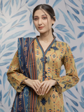 edenrobe Allure Khaddar Unstitched Printed 3pc Suit EWU21A9-21476 - FaisalFabrics.pk