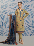 edenrobe Allure Khaddar Unstitched Printed 3pc Suit EWU21A9-21476 - FaisalFabrics.pk