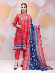 edenrobe Allure Khaddar Unstitched Printed 3pc Suit EWU21A9-21484 - FaisalFabrics.pk