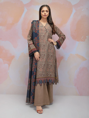 edenrobe Allure Khaddar Unstitched Printed 3pc Suit EWU21A9-21489 - FaisalFabrics.pk