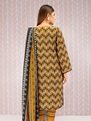 edenrobe Allure Khaddar Unstitched Printed 3pc Suit EWU21A9-21491 - FaisalFabrics.pk