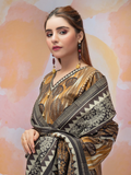 edenrobe Women Unstitched Allure Khaddar EWU21A9-21496 - Golden Brown - 3 Piece - FaisalFabrics.pk