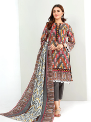 edenrobe Allure Khaddar Unstitched Printed 3pc Suit EWU21A9-21504 - FaisalFabrics.pk