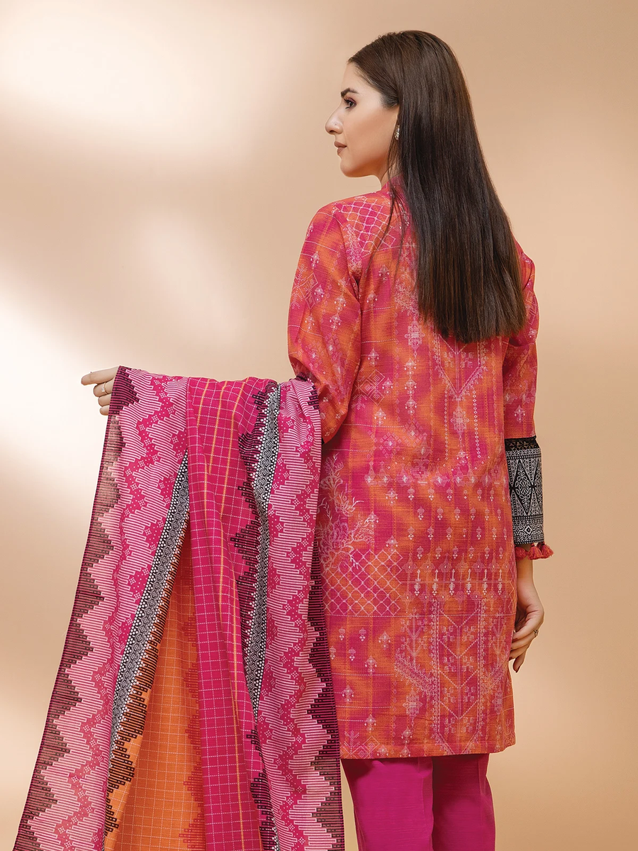 edenrobe Allure Khaddar Unstitched Printed 2pc Suit EWU21A9-21511 - FaisalFabrics.pk