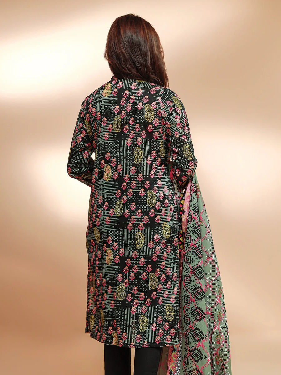 edenrobe Allure Khaddar Unstitched Printed 2pc Suit EWU21A9-21517 - FaisalFabrics.pk