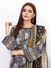edenrobe Allure Khaddar Unstitched Printed 2pc Suit EWU21A9-21525 - FaisalFabrics.pk