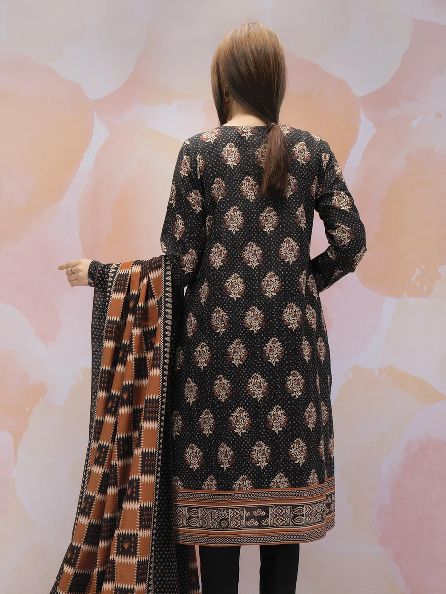 edenrobe Allure Khaddar Unstitched Printed 2pc Suit EWU21A9-21526 - FaisalFabrics.pk