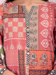 edenrobe Women Unstitched Allure Khaddar EWU21A9-21534 - Rust - 2 Piece - FaisalFabrics.pk