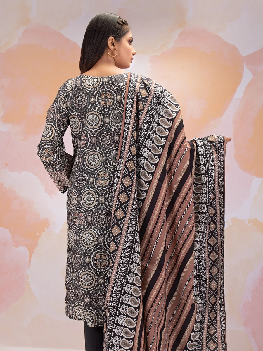 edenrobe Allure Khaddar Unstitched Printed 2pc Suit EWU21A9-21536 - FaisalFabrics.pk