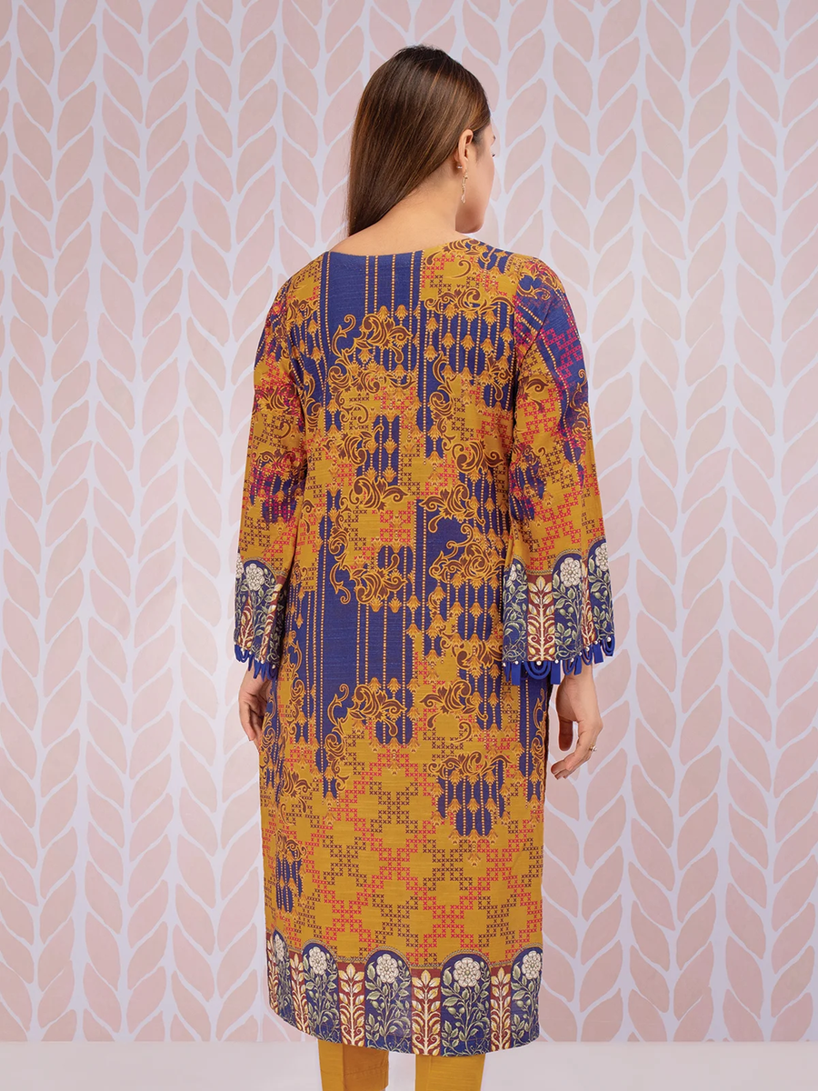 edenrobe Allure Khaddar Unstitched Printed 2pc Suit EWU21A9-21550 - FaisalFabrics.pk