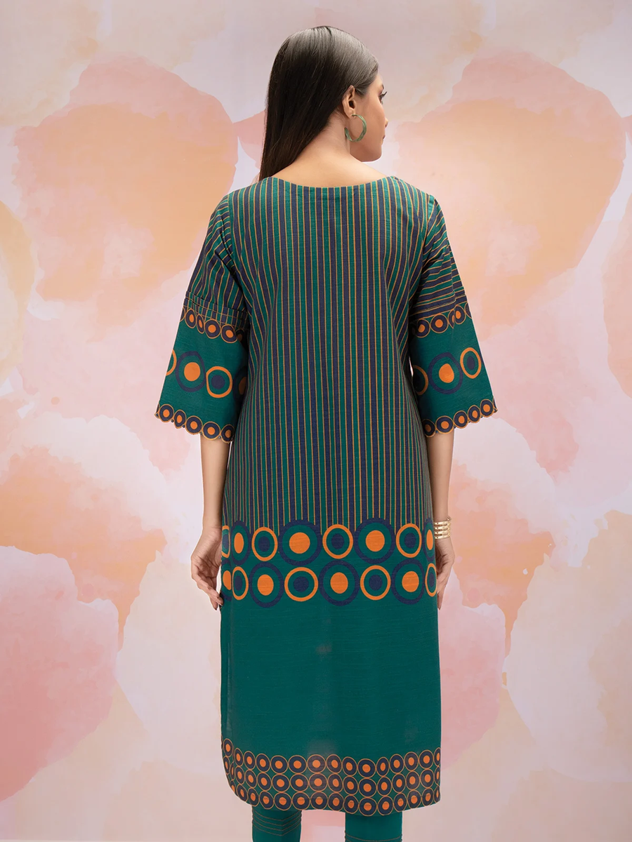 edenrobe Allure Khaddar Unstitched Printed 2pc Suit EWU21A9-21552 - FaisalFabrics.pk