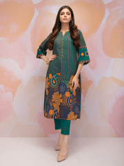 edenrobe Allure Khaddar Unstitched Printed 2pc Suit EWU21A9-21552 - FaisalFabrics.pk