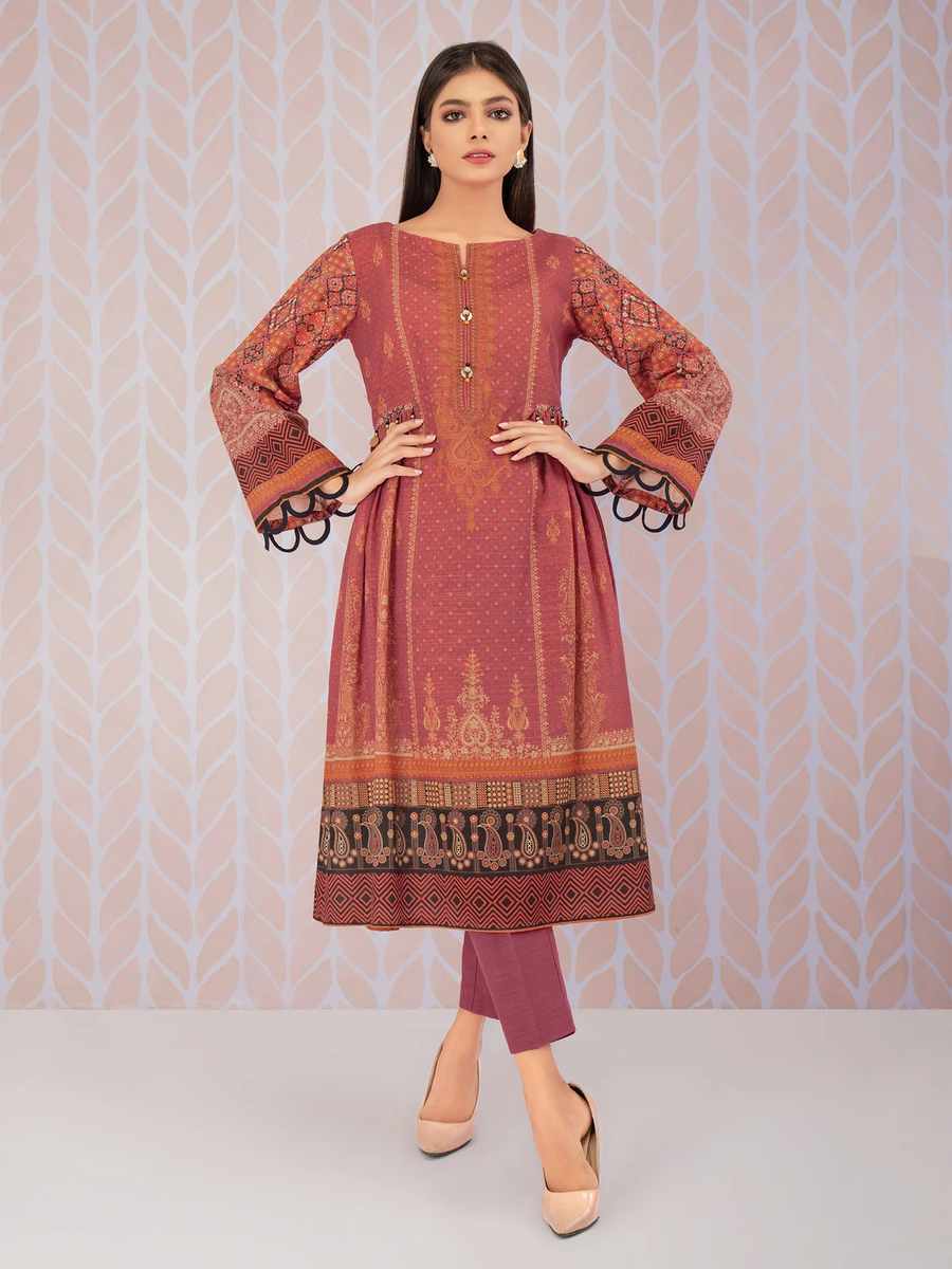 edenrobe Allure Khaddar Unstitched Printed 2pc Suit EWU21A9-21558 - FaisalFabrics.pk