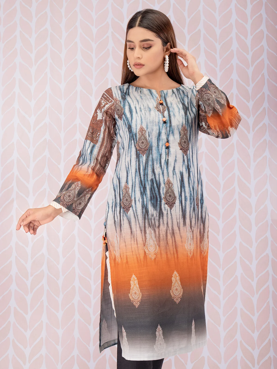 edenrobe Allure Khaddar Unstitched Printed 2pc Suit EWU21A9-21559 - FaisalFabrics.pk