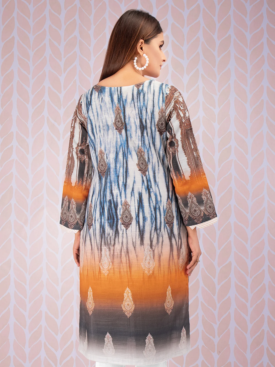 edenrobe Allure Khaddar Unstitched Printed 2pc Suit EWU21A9-21559 - FaisalFabrics.pk