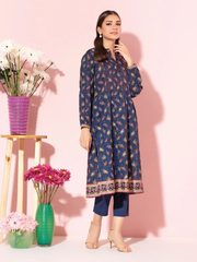 edenrobe Allure Khaddar Unstitched Printed 2pc Suit EWU21A9-21564 - FaisalFabrics.pk