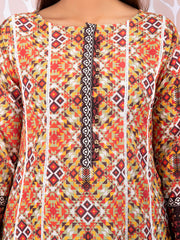 edenrobe Women Unstitched Allure Khaddar EWU21A9-21569 - Multi - 1 Piece - FaisalFabrics.pk