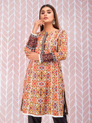 edenrobe Women Unstitched Allure Khaddar EWU21A9-21569 - Multi - 1 Piece - FaisalFabrics.pk