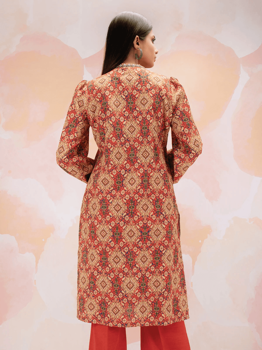 edenrobe Allure Khaddar Unstitched Printed 1Pc Shirt EWU21A9-21574 - FaisalFabrics.pk