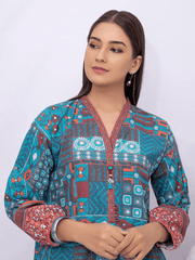 edenrobe Allure Khaddar Unstitched Printed 1Pc Shirt EWU21A9-21576 - FaisalFabrics.pk
