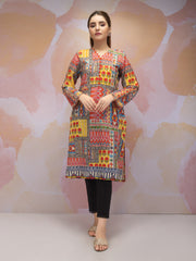edenrobe Women Unstitched Allure Khaddar EWU21A9-21577 - Multi - 1 Piece - FaisalFabrics.pk
