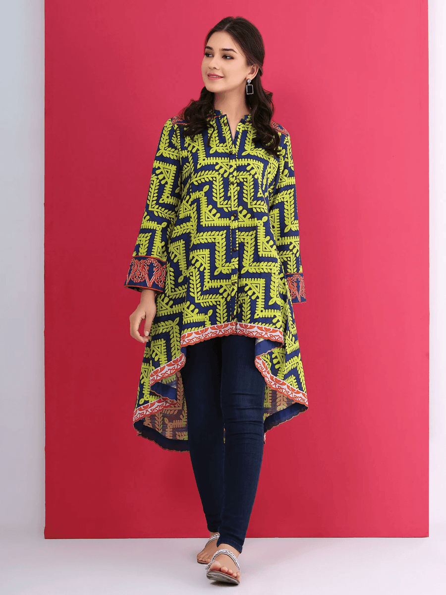 edenrobe Allure Khaddar Unstitched Printed 1Pc Shirt EWU21A9-21581 - FaisalFabrics.pk