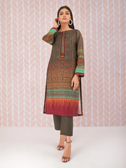 edenrobe Allure Khaddar Unstitched Printed 1Pc Shirt EWU21A9-21587 - FaisalFabrics.pk