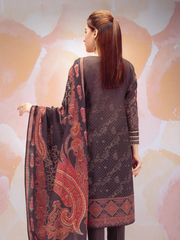 edenrobe Allure Khaddar Unstitched Printed 3pc Suit EWU21A9-21602 - FaisalFabrics.pk