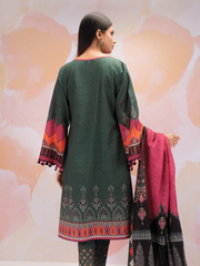 edenrobe Allure Khaddar Unstitched Printed 3pc Suit EWU21A9-21605 - FaisalFabrics.pk
