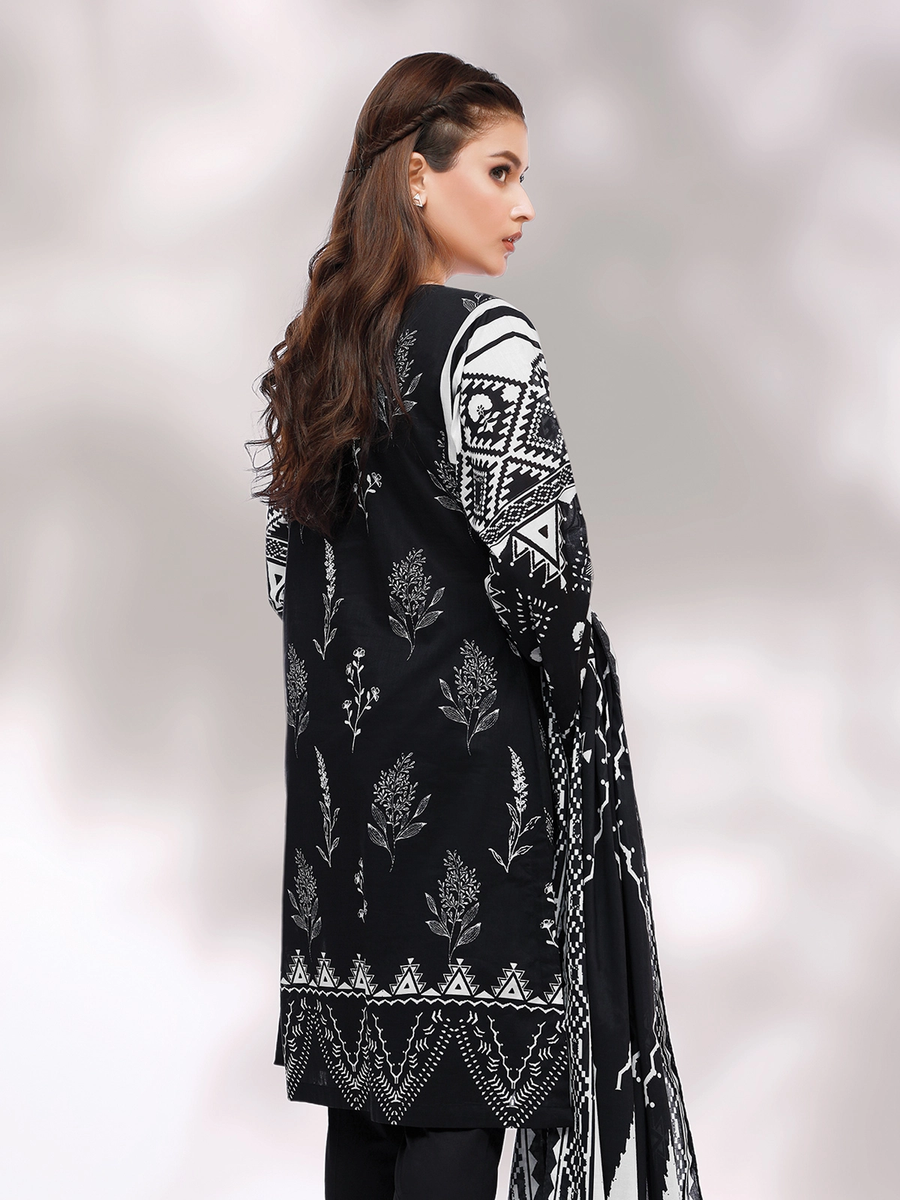 edenrobe Allure Lawn Unstitched 3pc Printed Suit EWU21M4-21009 - FaisalFabrics.pk
