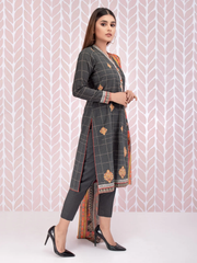 edenrobe Shades of Winter Crepe Embroidered 3pc Suit EWU21V11-21644 - FaisalFabrics.pk